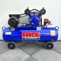 ราคา BONCHI ปั๊มลม ปั๊มลมโรตารี่ ถังลม ปั๊มลมสายพาน ขนาด 100 ลิตร มอเตอร์ 2 สูบ 3 แรงม้า (22678321464)