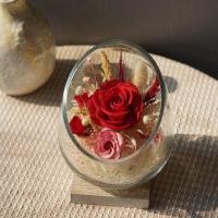 ราคา ของขวัญวาเลนไทน์ กุหลาบสีแดง ชมพู พาสเทลในโหลแก้ว ดอกไม้จริงอยู่ได้นานกว่า 5 ปี ของขวัญให้แฟน (25159924027)