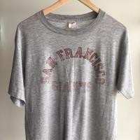 ราคา Vintage 70s เสื้อยืดผ้าทราย บางมุ้ง (6244887319)