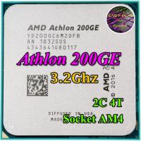 ราคา ⚡️ CPU AMD Athlon 200GE 3.2GHz Socket AM4 (2คอ4เทรด) ฟรีซิลิโคน1ซอง (6560813582)