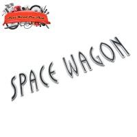 ราคา โลโก้ ติดท้าย เรซิน "Space Wagon" มิซูบิชิ สเปซแวกอน สี ดำ Space Wagon Mitsubishi 4 ประตู ปี2004-2012 (9924506954)