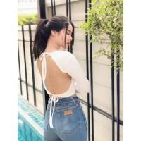 ราคา ครอปแขนยาวต่อขอบผ้าลูกไม้ สุดเซ็กซี่ๆ โชว์หลังแซ่บๆจ้าใจ (14109848582)