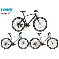 ราคา จักรยานไฮบริด TRINX FREE1.0 เฟรมอลูมิเนียม เกียร์21สปีด (18378216609)