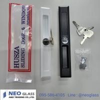 ราคา มือจับกุญแจ HUSZA -SE380 สีดำ สีขาว มือจับประตูอลูมิเนียม มือจับบานเลื่อน (11179937986)