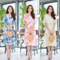 ราคา ❌ถูกที่สุดในแอพ❌ Maxidress งานป้าย Koya ลายหินอ่อน (2558432014)