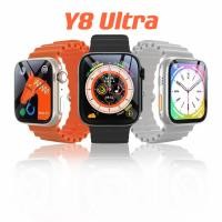 ราคา สมาร์ทวอทช์ Y8 Ultra Smartwatch Waterproof สมาร์ทวอทช์ สนับสนุนการว่ายน้ํา สัมผัสได้เต็มจอ รองรับภาษาไท วัดออกซิเจนในเลื (21377185736)