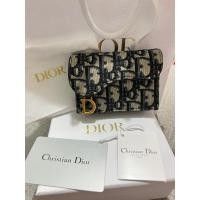 ราคา ของแท้100% Dior saddle card holder พับ2ทบ (23818556875)