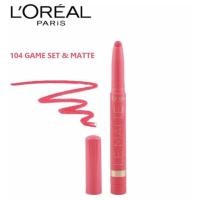 ราคา ลิปเนื้อแมท L’Oreal Paris Le Matte #104 (2658121066)