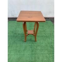 ราคา โต๊ะกลางไม้สัก โต๊ะวางของอเนกประสงค์ ขนาด กว้าง 50 ยาว 50 สูง 70 ซม. (13081043707)