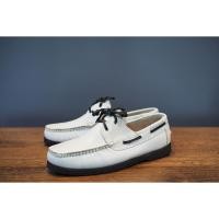 ราคา "LAST PAIR" Size43 Classic Black and White Boat Shoes (6542041607)