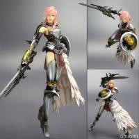 ราคา Model Figma งานแท้ ฟิกม่า Figure Play Arts Kai จากเกม Dissidia Final Fantasy XIII 2 ไฟนอลแฟนตาซี Lightning ไลท์นิ่ง (6007353668)