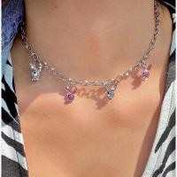 ราคา Rock Street Alloy Necklace Playboy Full Diamond Rabbit Clavicle Chain Necklace European and American Ins Cold Wind Jewelry Women (23337234265)
