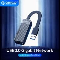 ราคา ORICO Network Card Adapter Mini USB3.0/USB2.0 Gigabit Ethernet to USB RJ45 Lan Driver-Free (5778416539)
