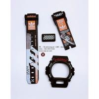 ราคา กรอบสาย G-SHOCK แท้ สีดำด้าน สกรีนลาย adidas ใส่ได้รับรุ่น DW-6900 สายนาฬิกาข้อมือ สินค้าคุณภาพ (4612408636)