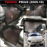 ราคา พรมปูพื้นรถยนต์ 6D TOYOTA PRIUS พรม6D สีดำด้ายแดง เข้ารูป เต็มคัน 3ชิ้น (10677301105)