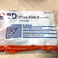 ราคา 10 ชิ้น syringe insulin 0.5 ml. (6302695125)