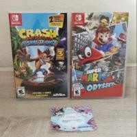 ราคา Nintendo switch games มือสอง Super mario odyssey Crash bandicoot (2247704541)