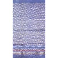 ราคา ผ้าไหมมัดหมี่ไทย2ตะกอ ทอมือแท้100%A-47 (25073952328)