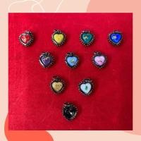 ราคา จี้สีผึ้งรูปหัวใจ เมตตามหาเสน่ห์ (กรอบดำ) (17989216542)