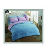 ราคา ผ้าปูที่นอน สวีทดรีม สแตมป์(SweetDreams Stamp) สีพื้น ทูโทน ทอ 330 เส้นด้าย (674239880)