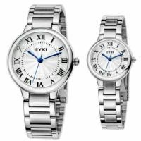ราคา EYKI พร้อมส่งฝนไทย ส่งเร็ว นาฬิกาข้อมือคู่รัก สายสแตนเลส (แพคคู่) รุ่น E-8793 พร้อมกล่องนาฬิกา (167552)
