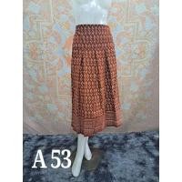 ราคา กระโปรงผ้าไทยส่งทวิตแบบยาวผ้าฝ้ายหมักโคลน (469924560)