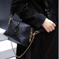 ราคา Louis Vuitton หลุยส์วิตตอง กระเป๋าผู้หญิง Petite Malle กล่องอ่อน แฟชั่นสำหรับผู้หญิง กระเป๋าสะพายข้าง กระเป๋าสะพายไหล่ (22616379257)
