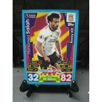 ราคา Match Attax 17/18 Liverpool Mohamed Salah Topps Match Attax (25663101546)