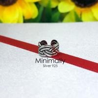 ราคา เอียร์คัฟ ต่างหูแบบหนีบ ต่างหูเงินแท้ 925 Ear Cuff (3460768746)