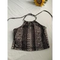 ราคา เสื้อ crop ผูกคอ น่ารักมาก ป้าย forever21 (5547684589)