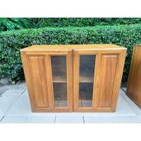 ราคา ตู้แขวนไม้สัก ตู้ลอย ตู้วางของ ชั้นวางของ ไม้สักเก่า (19229628179)