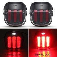 ราคา ไฟท้าย LED พร้อมไฟเบรก DRL สําหรับ Harley-Davidson Sportster Softail Dyna Lay Down (17508684511)