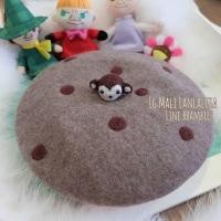ราคา หมวกเบเร่ต์น่ารัก (ผ้าวูล) ส่งฟรี EMS (1892176594)