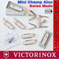 ราคา มีดพับ Victorinox Mini Champ Alox Swiss Made ของแท้ 15 ฟังก์ชั่น (25012773167)