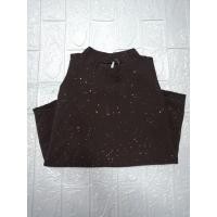 ราคา เสื้อแขนกุดสีดำลายกากเพชร (11213153930)