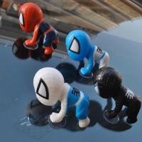 ราคา ตุ๊กตา Spider-Man หมุนได้ 360 องศาหน้าต่าง babyl Car โมเดลสไปเดอร์แมนสูญญากาศ ตกแต่งภายในรถหรือนอกรถก็ได้ (4612856973)