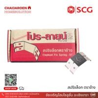 ราคา SCG สปริงล็อก เอสที โปร-ลายน์ ตราช้าง (40ชิ้น /1กล่อง) ปรับระดับฝ้าเพดาน สปริงปรับระดับ สแตนเลส อุปกรณ์ยิปซัม สปริงล็อค (22155150648)