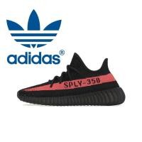 ราคา Adidas Originals Yeezy Boost350V2 Black Pink "Core Black Red" Low Top Sports casual shoes for both men and women (23559585366)