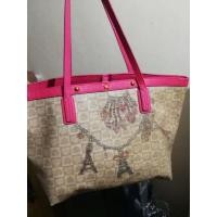 ราคา กระเป๋าสะพายทรงช้อปปิ้ง หนังแคนวาสแบรนด์ Lovcat Paris( โลฟแคทปารีส)มือสองแท้% (8111099194)