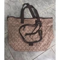 ราคา กระเป๋า Flynow มือ 2 สภาพใหม่ ไม่มีตำหนิ สีน้ำตาลชมพู **ส่งฟรี ลงทะเบียน** (379807457)