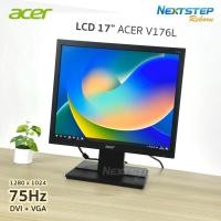 ราคา จอคอม ขนาดเล็ก Monitor 17" Acer V176L HD 1280 x 1024, TN panel, VGA, DVI, 75Hz มือสอง ประกัน 1 เดือน (22676890566)