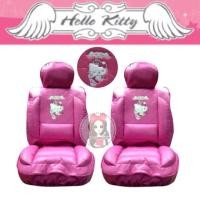 ราคา หุ้มเบาะหนังคิตตี้ Hello Kitty แบบเสริมนูน ลิขสิทธิ์แท้ มีรูปสินค้าจริง (1258224546)