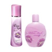 ราคา Mistine White Musk Whitening Roll-on and Cologne มิสทีน ไวท์มัสก์ ไวท์เทนนิ่ง โรลออน ลูกกลิ้งระงับกลิ่นกาย และ โคโลน (2989326633)