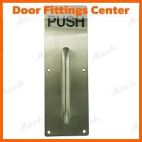 ราคา มือจับประตูสแตนเลสพร้อมเพลท SS304 ARCH #708 มีตัวอักษร PUSH [มือจับประตู มือจับประตูสแตนเลส มือจับห้องน้ำ มือจับมีเพลท] (19590865070)