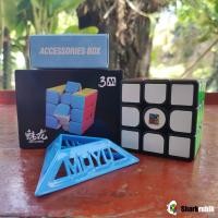 ราคา รูบิค 3x3 รูบิค แม่เหล็ก รูบิค ของ แท้อย่างดี rubik 3x3 rubiks race Moyu Meilong 3x3 M Black magnetic cube SharkRubik (5890365363)