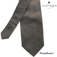 ราคา เนคไทcourreges วินเทจ มือสอง เนคไทแบรนด์เนมมือสอง เนคไทมือสองสีน้ำตาล (20558498814)