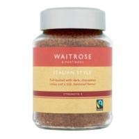 ราคา Waitrose Italian Style Freeze Dried Coffee 100g.เวทโทรสกาแฟฟรีซดรายสไตล์อิตาเลียน 100กรัม อาหารเครื่องดื่ม กาแฟ (19326400332)