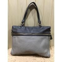 ราคา กระเป๋าสะพายทรงเอกสารหนังแท้ แบรนด์ AK Anne klein สินค้ามือสอง (3344712258)