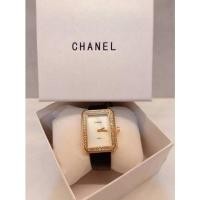 ราคา นาฬิกาล้อมเพชร หน้าเหลี่ยม สายหนัง นาฬิกาข้อมือ ตัวเรือนล้อมเพชร สายหนังสีดำ หน้าปัดขาว สวยมากๆ ขายดี (21166752214)