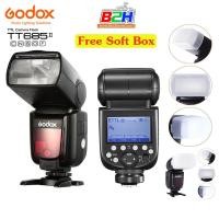 ราคา Godox Flash TT685II HSS , TTL - กล้อง Canon , Fujifilm , Nikon, Olympus , Panasonic , Sony รับประกันศูนย์ 3 ปี (19830427535)